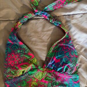 Joe Boxer Hot Pink Paisley One Piece Swim Suit for Women -Size Medium
